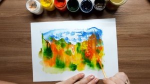 ИЗО. 5 класс. Монотипия. Осень. Выпуск 26