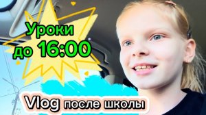 Vlog после школы | Уроки до 16:00 | первая 3ка #школа #школьница #2класс #уроки #учеба #жуть