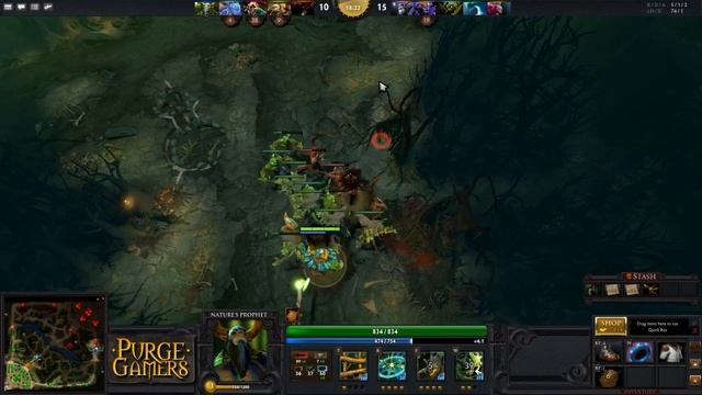 Dota 2: Purge plays Natures Prophet смотреть онлайн