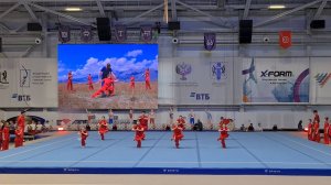 Ушу на Гимнастраде 2021. Wushu performance of the "Arhat" Club. Russia, Novosibirsk 2021