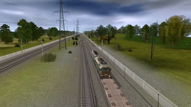 Trainz 2012 и группа Диалог - Поезд вне расписания смотреть онлайн