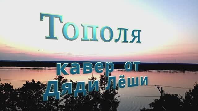 Тополя кавер под гитару