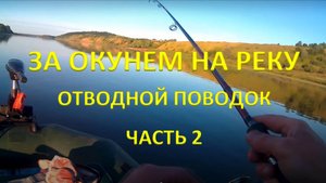 Часть II. За хорошим окунем на отводной поводок. Река Белая. Второй день.