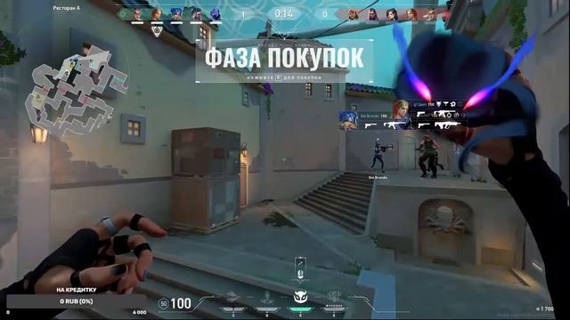 УЧУСЬ ИГРАТЬ В ВАЛОРАНТ! РЕЙТИНГОВЫЕ ИГРЫ! смотреть онлайн