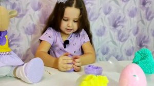 РАСПАКОВКА.ШАРИКОВЫЙ ПЛАСТИЛИН.Занятие для детей.Развитие мелкой моторики рук.