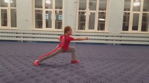 32 forms changquan. Arisha Ruchko - 8 years old