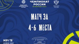 МАТЧ ЗА 4-6 места (Начало 13.11.2024 в 17-00)