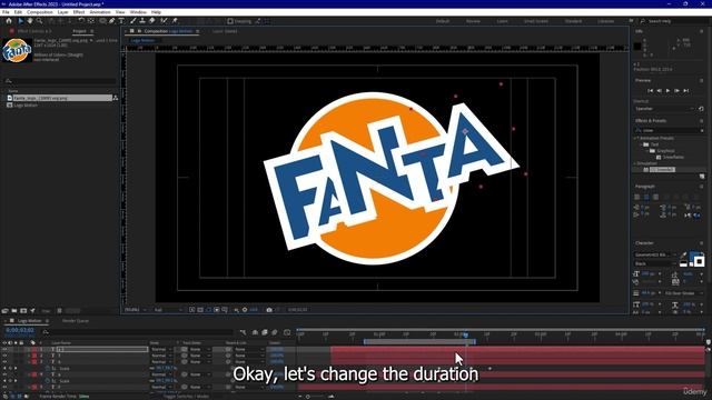 13. Create Logo Motion for Fanta