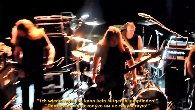 The Monolith Deathcult - Kindertodeslied (unofficial live video, lyrics + перевод) смотреть онлайн