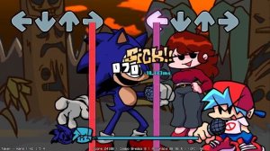 FNF | VS Sonic.EXE | Faker With Lyrics | Canceled V2 | Rus cover