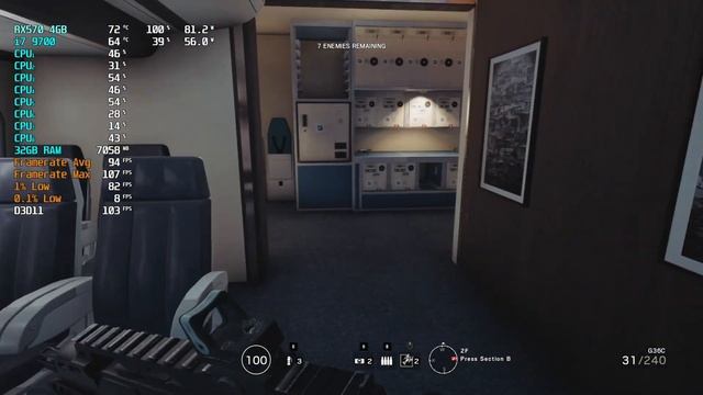 Rainbow Six Siege - RX 570 4gb Game Test | Game Play 1080p Max смотреть онлайн