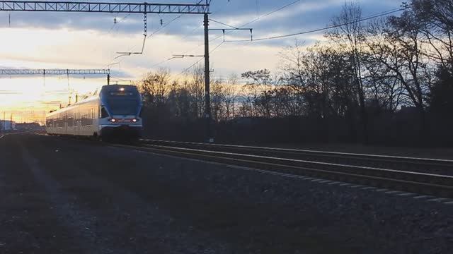 ЭПр-008 (БЧ, ТЧ-9 Минск-Сев., Stadler FLIRT 160 L-4266) рейсом №738 Брест - Минск