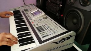 Ketron Audya 5.Стиль Disco (octava) - Bass, Live Gitar, Audio Drums Natural!!!