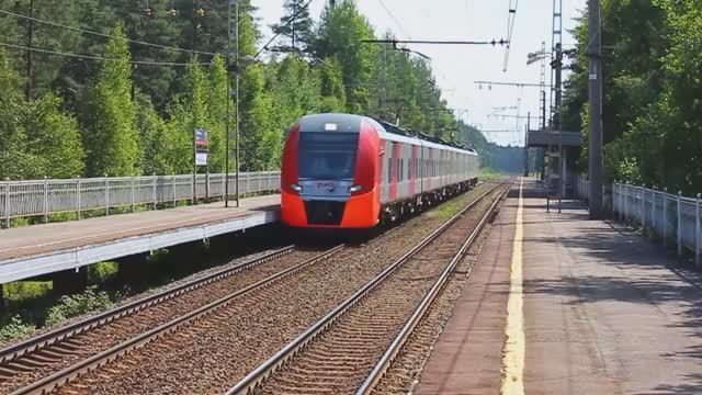 ЭС1П-012 (РЖД/Окт, ТЧ-10 Металлострой) рейсом №803 Петрозаводск - СПб (РЖД/ФПК/Окт)