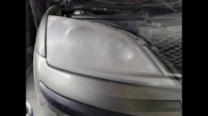 Химическая полировка передней оптики Ford Mondeo 3 
9.11.2024г
