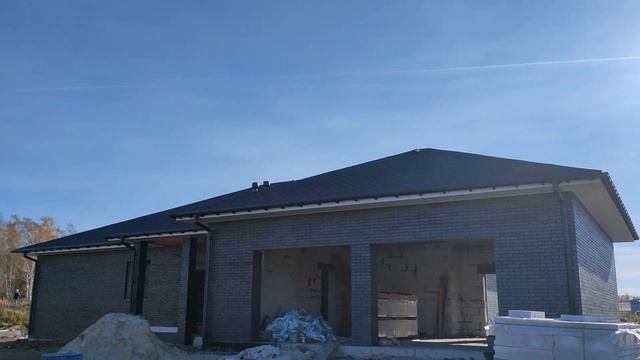 Из Германии в Россию. Строим дом в сибири. Тюмень. Электрики работают.