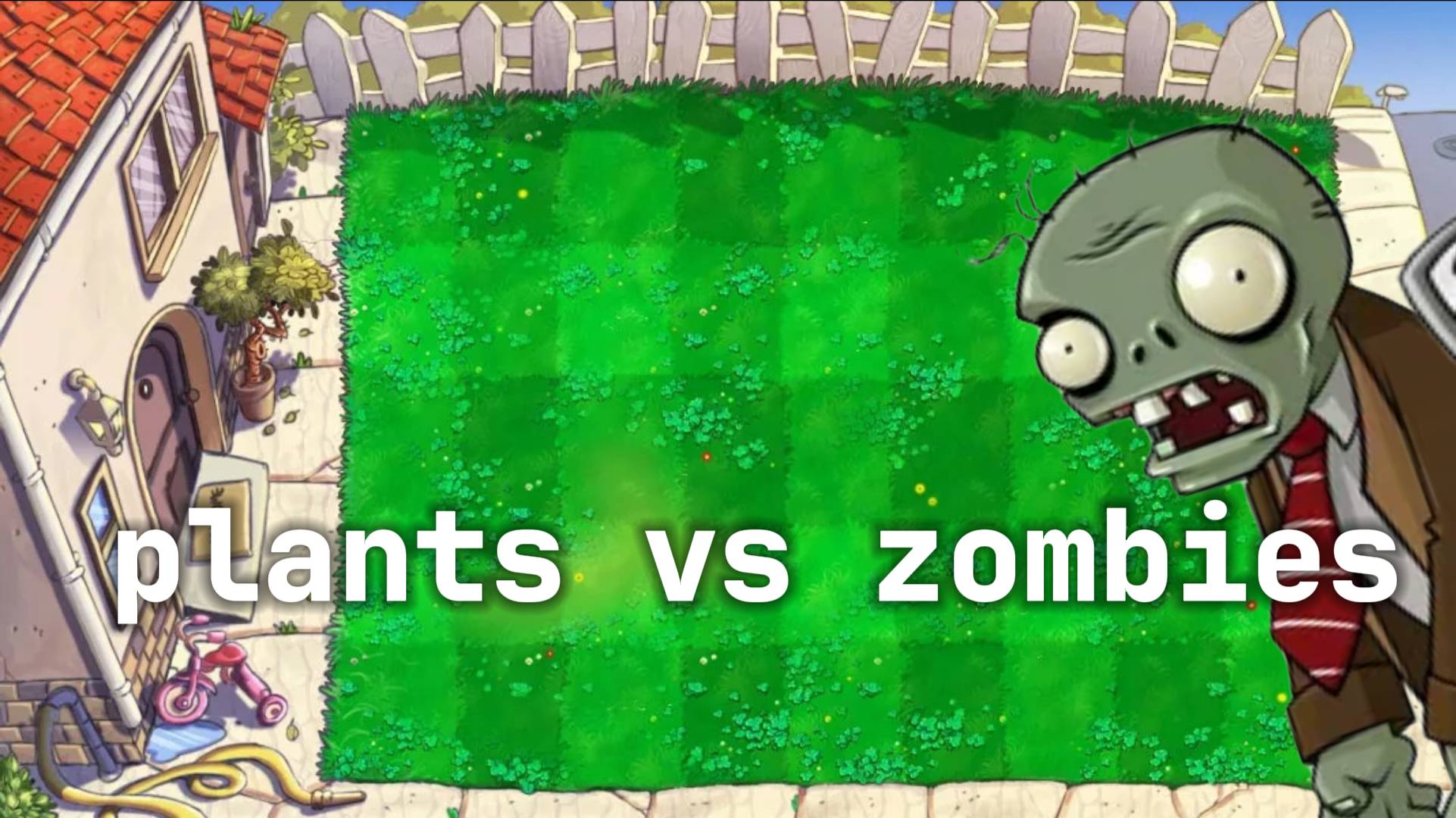 Plants vs zombies-играю