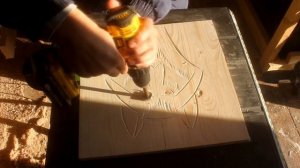 обработка дерева болгаркой рисунок волк