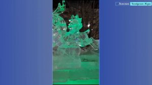 Магадан с Натали. Прогулка по зимнему Магадану. Магаданский хрусталь, елка, шествие Дедов Морозов