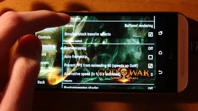 HTC One (M8) - God of War Ghost of Sparta - PPSSPP v1.1.1 - Gameplay / Test смотреть онлайн