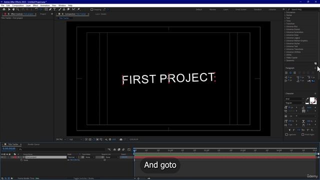 1. After effects Introduction