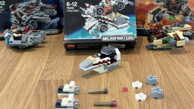 Lego 75032 Starwars X-wing fighter Microfighters full build смотреть онлайн