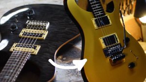 PRS SE Custom 24: перекрас топа из черного в золото | Реставрация