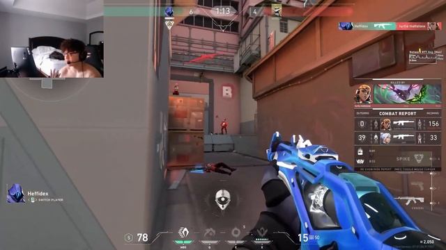 I can't Believe  this Rocket didn't Hit anyone - Best of Valorant streams 72 смотреть онлайн