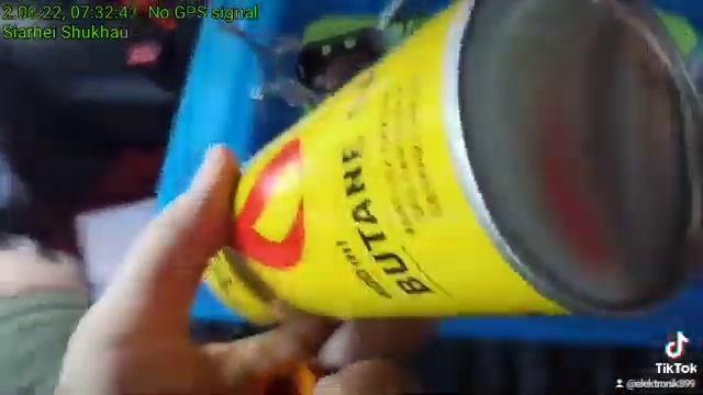 Газовые баллончики со Светофора(360P)