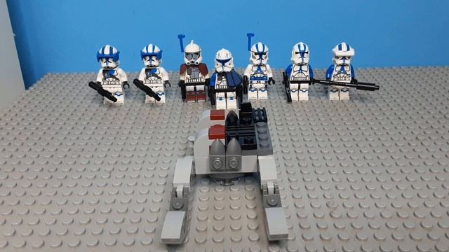 Lego Stop Motion Build | Lego Star Wars 75345 501st Specialist Clone Troopers Battle Pack | смотреть онлайн