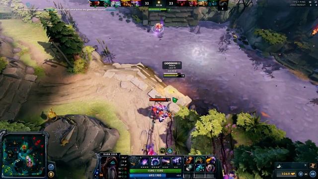 DOTA 2: Dark Seer Silent Gameplay (Offlane Support) (Ranked) смотреть онлайн