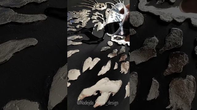Создание интерьерной 3D картины #Лева #интерьер #арт #современныекартины  #текстурныекартины