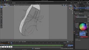 Creating Vector graphics in Blender Grease Pencil with Curve Editing and export in Inkscape