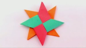 Звезда ниндзя. Как сделать сюрикен из бумаги