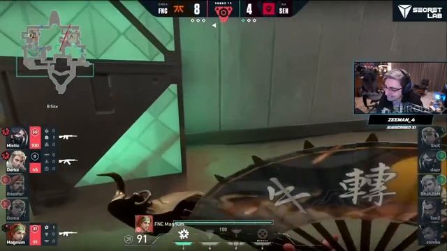 Shroud REACTS to GRAND FINAL SEN vs FNC - VCT Masters Iceland l Valorant смотреть онлайн