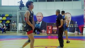 Турнир по вольной борьбе в школе К.Курамагомедова