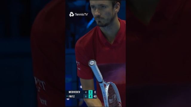 Daniil Medvedev Tries Unique Return Technique