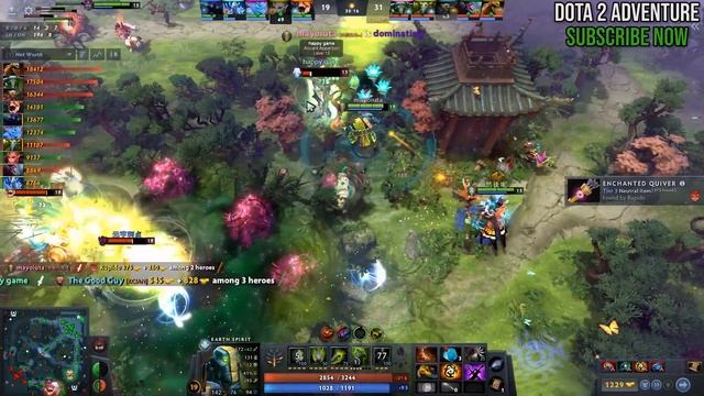 UNBELIEVABLE AGGRESSIVE EARTH SPIRIT - INTENSE TEAM FIGHT - DOTA 2 GAMEPLAY