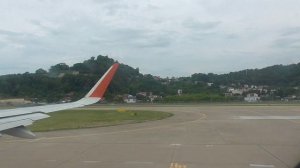 Взлёт из несолнечного Сочи