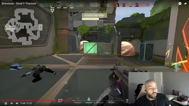 ANALISEI o PIOR BRIMSTONE do DIAMANTE! Dannylives #74 - VALORANT смотреть онлайн