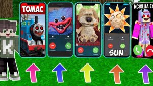 ВЫБЕРИ ПРАВИЛЬНЫЙ ТЕЛЕФОН ДОЧЬ КСЮША ХАГГИ ВАГГИ ГОВОРЯЩИЙ БЕН СОЛНЦЕ ТОМАС В МАЙНКРАФТ