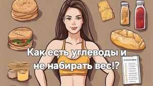 Как есть углеводы и не набирать вес!?