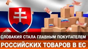 Словакия стала главным покупателем российских товаров в ЕС