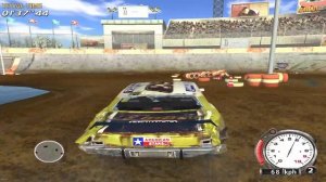 Flatout 1 (2004) - Demolition Derby Gameplay #10 - Demolition Arena (Pc)