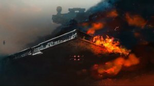 Звёздный Разрушитель - Star Destroyer | Cruiser | Flame | Star Wars - Живые Обои