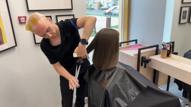 Line haircut style