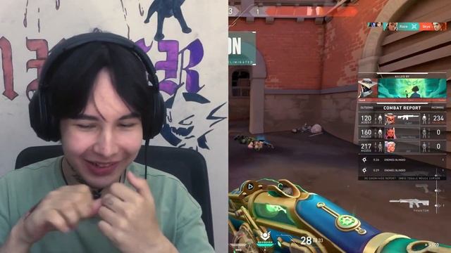 ЗА КАЖДЫЙ МАТ УВЕЛИЧИВАЮ ПРИЦЕЛ(VALORANT) смотреть онлайн