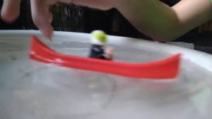 Первый эксперимент!Смогут ли Lego лодки плавать?
