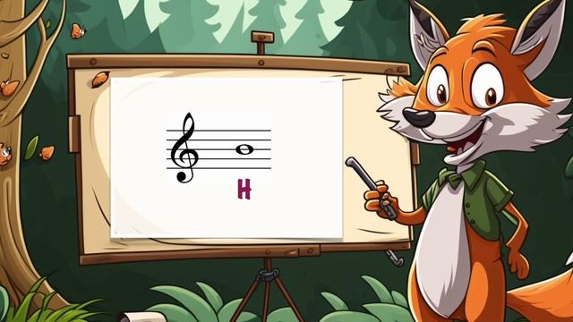 Нотный вызов. Скрипичный ключ. Ноты на линиях смотреть онлайн