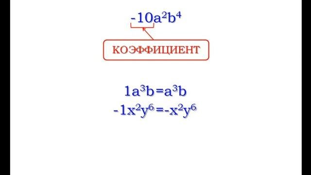 А-7.08. Одночлен. Умножение одночленов
